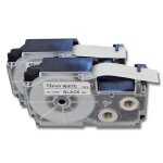 Vhbw 2 x cassettes à ruban 12mm pour casio cw - l300, kl - 100e, kl - 120, kl - 1500, kl - 200e, kl - ... Vhbw 2 x cassettes à ruban 12mm pour casio cw - l300, kl - 100e, kl - 120, kl - 1500, kl - 200e, kl - ...