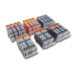 Vhbw 20x cartouches d'imprimante avec chip compatible avec canon pixma ip3300, ip3500, ip4200, ip4300, ... Vhbw 20x cartouches d'imprimante avec chip compatible avec canon pixma ip3300, ip3500, ip4200, ip4300, ...