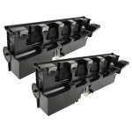 Vhbw 2x bac de rcupration de toner usag compatible avec konica minolta bizhub c558, c554, c458, c658 ...