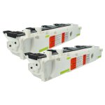 Vhbw 2x bac de r�cup�ration de toner usag� remplacement pour canon fm4 - 8400 - 01 pour imprimante laser ...