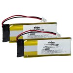 Vhbw 2x batterie compatible avec cardo scala rider g9x gps, appareil de navigation (800mah, 3, 7v, li ...