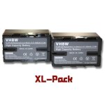 Vhbw 2x batterie compatible avec sony pmw - ex1r, pmw - ex3, pmw - f3, pmw - f3k, pmw - f3l camra vido ...