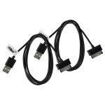 Vhbw 2x c�ble usb compatible avec samsung galaxy tab gt - p7511 101n tablette - c�ble 2 en 1 avec charge ...