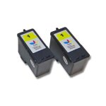 Vhbw 2x cartouches pour imprimante en lot pour lexmark x2310, x2315, x2330, x2350, x2450, x2470, x3450, ...