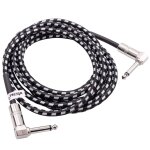 Vhbw 3m c�ble de guitare jack aux 6, 35mm compatible avec tous les appareils ayant une interface audio ...