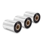 Vhbw 3x papier thermique, ruban  transfert thermique, noir 100mm pour fax ou imprimante citizen 2001, ...