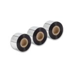Vhbw 3x papier thermique, ruban  transfert thermique, noir 40mm pour fax ou imprimante valentin desco ...