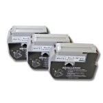 Vhbw 3x rubans compatible avec brother p - touch 65, 65sl, 70, 65sccp, 55s, 65sb, 65vp, 55bm imprimante ...