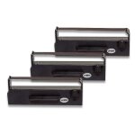 Vhbw 3x rubans encreurs impr. matric. compatible avec epson ctm 290, ctm 390, erc 27, m 290, tm 290, ...