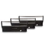 Vhbw 3x ruban encreur remplacement pour epson s015369 pour imprimante matricielle ou de reus - noir