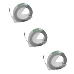 Vhbw 3x rubans de marquage 3d compatible avec dymo 1755, 1765, 1805, 1855, jet, junior imprimante d'tiquettes ...