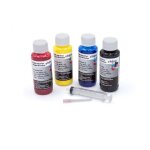 Vhbw 4x encre de recharge compatible avec epson stylus sx400 wifi, sx400 imprimante - kit de recharge ...