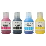 Vhbw 4x encre de recharge remplacement pour canon 4432c001, gi - 56bk, gi - 56c, gi - 56m imprimante ...