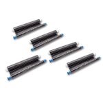 Vhbw lot de 5 rubans thermique compatible avec panasonic kx fp 238 imprimante fax - rouleaux de transfert ...