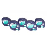 Vhbw 5x cassette  bande cartouche 12mm pour imprimante d?tiquette dymo letratag 2000, lt - 100h, lt ...