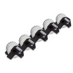 Vhbw 5x etiquettes en rouleau sticker premium 50mm pour brother p - touch ql - 500bw, ql - 550, ql - ...