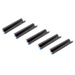 Vhbw lot de 5 rubans thermique compatible avec panasonic kx - fc 226 g - s imprimante fax - rouleaux ...