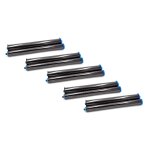 Vhbw lot de 5 rubans thermique compatible avec panasonic kx fp 141, kx fp 141 g imprimante fax - rouleaux ...