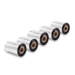 Vhbw 5x papier thermique, ruban à transfert thermique, noir 100mm pour fax ou imprimante tsc ttp - 344m ... Vhbw 5x papier thermique, ruban à transfert thermique, noir 100mm pour fax ou imprimante tsc ttp - 344m ...