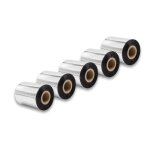 Vhbw 5x papier thermique, ruban à transfert thermique, noir 80mm pour fax ou imprimante tsc ttp - 2410m, ... Vhbw 5x papier thermique, ruban à transfert thermique, noir 80mm pour fax ou imprimante tsc ttp - 2410m, ...