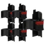 Vhbw 5x rouleaux d'encre noir compatible avec ibico 303, 302, 220, 120, 800, 712, 711 calculatrice imprimante, ...