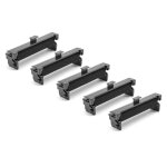 Vhbw 5x rouleaux d'encre noir compatible avec olympia 5314 e, cpd 2512 calculatrice de poche, caisse ...