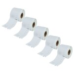Vhbw 5x rouleau d'tiquettes 54mm x 70mm (320 tiquettes) compatible avec dymo labelwriter 400 turbo, ...