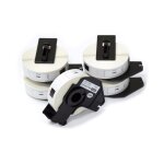 Vhbw 5x rouleau d'tiquettes autocollantes pour brother p - touch ql - 1050, ql - 1050n, ql - 1060, ql ...