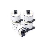 Vhbw 5x rouleau d'tiquettes pour brother p - touch ql - 1050, ql - 1050n, ql - 1060, ql - 1060n, ql ...