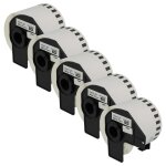 Vhbw 5x rouleau d'étiquettes + support 62mm x 30, 48m (1 étiquette) compatible avec brother pt ql - 500a ... Vhbw 5x rouleau d'étiquettes + support 62mm x 30, 48m (1 étiquette) compatible avec brother pt ql - 500a ...