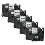 Vhbw 5x rubans compatible avec brother p - touch h 500, h 500 li, p 700, pt - 1400, pt - 1500 imprimante ...