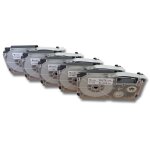 Vhbw 5x rubans compatible avec casio kl - 130, kl - 200, kl - 2000, kl - 120, kl - 100e, kl - 1500, cw ... Vhbw 5x rubans compatible avec casio kl - 130, kl - 200, kl - 2000, kl - 120, kl - 100e, kl - 1500, cw ...