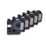Vhbw 5x rubans compatible avec dymo labelmanager 300, 350, 350d, 360d, 400, 420p, 450, 450d, 500 imprimante ...