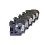 Vhbw 5x rubans compatible avec dymo labelwriter duo, duo 400, duo 450 imprimante d'�tiquettes 24mm noir ...