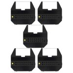Vhbw 5x ruban encreur compatible avec anitech t 2002, dt 3003 machine � �crire - noir