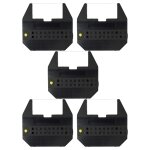 Vhbw 5x ruban encreur d'criture compatible avec olivetti etp 60, etp 65, etp 66, etp 56 sp, etp 61 machine ...