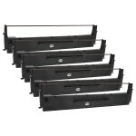 Vhbw 5x ruban encreur compatible avec epson fx800dpm, fx800, fx82, fx85, fp80, cq500, fx80, fx70 imprimante ...
