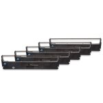 Vhbw 5x rubans encreurs impr. matric. compatible avec epson rx 80 f, rx 80 f plus, rx 80 t, rx 80 t plus, ...
