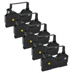 Vhbw 5x ruban encreur compatible avec privileg electronic 4000 machine � �crire - ruban carbone, noir ...