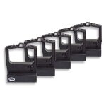 Vhbw 5x ruban encreur remplacement pour 09002315 pour imprimante matricielle ou de re�us - noir