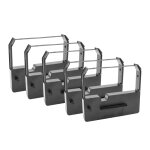 Vhbw 5x ruban nylon ruban encreur pour imprimante casio 3600, 3600 er, 3604, 3604 er, 3700 er, 3701 er, ...