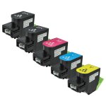 Vhbw 5x toner compatible avec xerox c315 v dniuk imprimante - cartouches toner compatible, multicolore ...