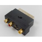 Vhbw adaptateur 3rca vers pritel pour connecter des systmes rca / cinch  un appareil pritel - convertisseu ...