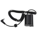 Vhbw adaptateur batterie factice compatible avec nikon d7500, 1 v1, d600, d7000, d610, d750, d7200, d500 ...