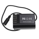 Vhbw adaptateur batterie factice compatible avec panasonic lumix dmc - s5, dmc - s5k appareil photo, ...