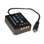 Vhbw adaptateur batterie factice remplacement pour fuji / fujifilm cp - w126 pour appareil photo, reflex, ...