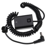 Vhbw adaptateur batterie factice compatible avec sony alpha a33, a55, 33, 55, a6400, 6400, nex - 3c, ...
