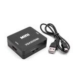 Vhbw adaptateur - convertisseur vga vers hdmi pour tv, pc, laptop, ordinateur portable et autres crans; ...