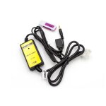 Vhbw adaptateur aux usb pour autoradio compatible avec honda odyssey 2005 - 2011, pilot 2006 - 2011