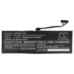 Vhbw batterie compatible avec msi gs43vr 7re - 203xes, gs43vr 7re - 220cn, gs43vr 7re - 077tw, ms - 14a1 ...